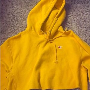 champion croptop hoodie ! very cute